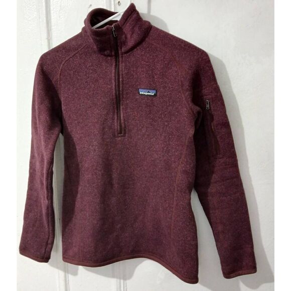 Patagonia womens xsmall purple mockneck fleece better sweater - Picture 2 of 8